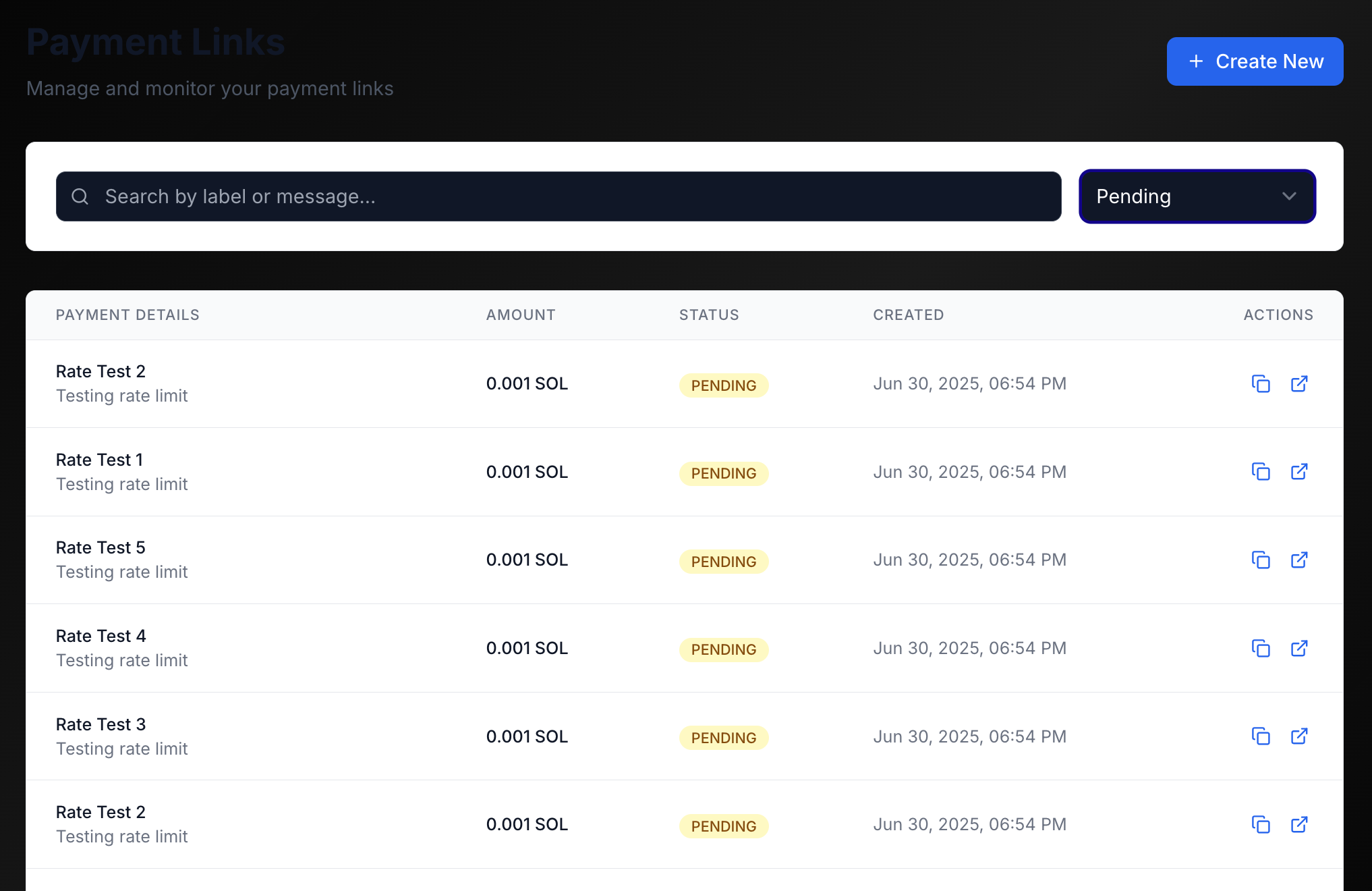 AURAS Pay Merchant Dashboard